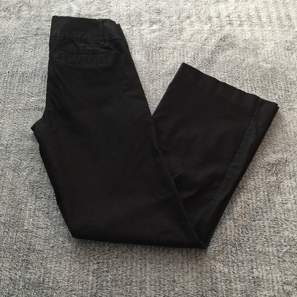 Smart Set Black Dress Pants Womens 11 Elastic Waist Boot Cut Wide Elastic Waist - Picture 6 of 7